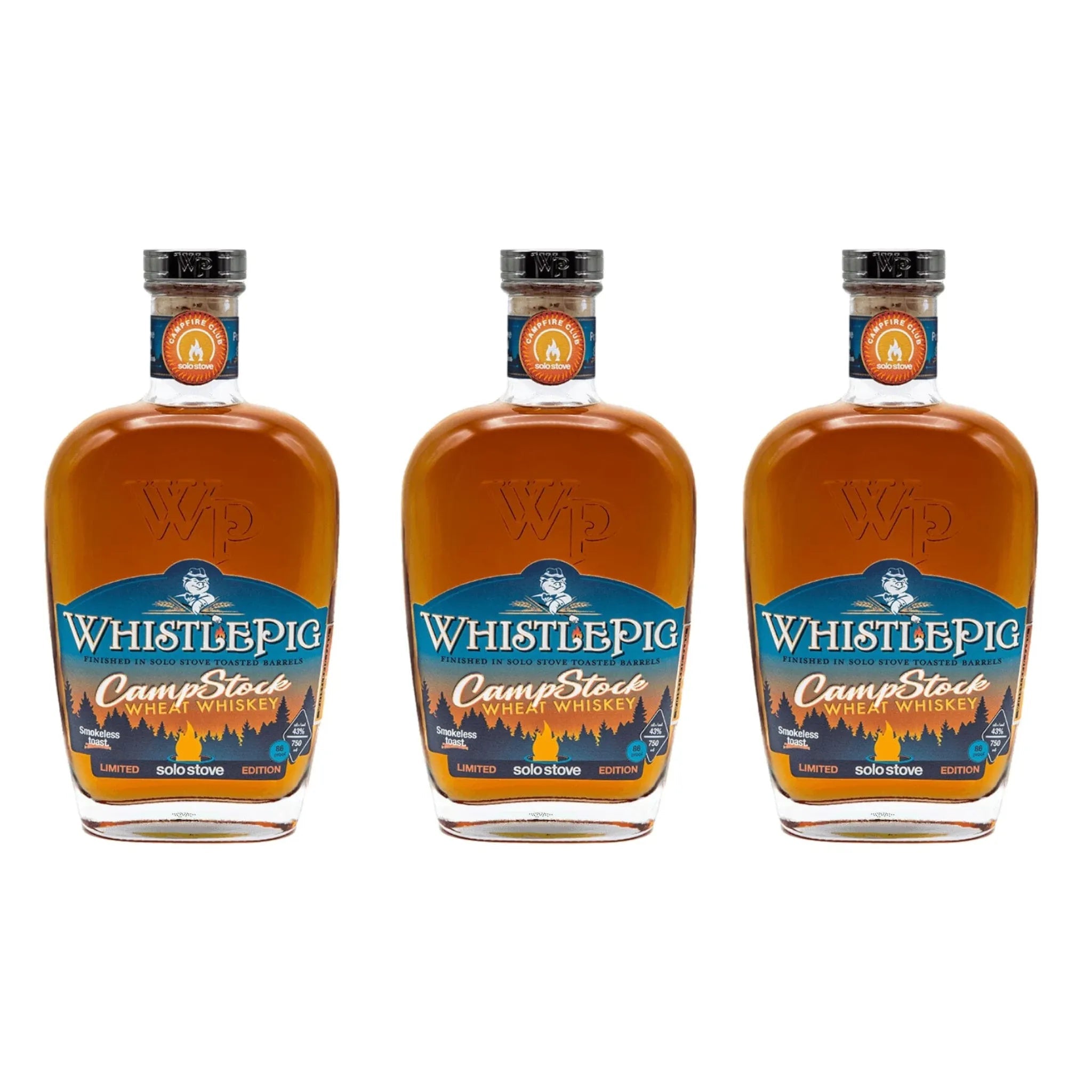 Whistlepig Wheat Whiskey Campstock Solo Stove Toasted Limited Edition