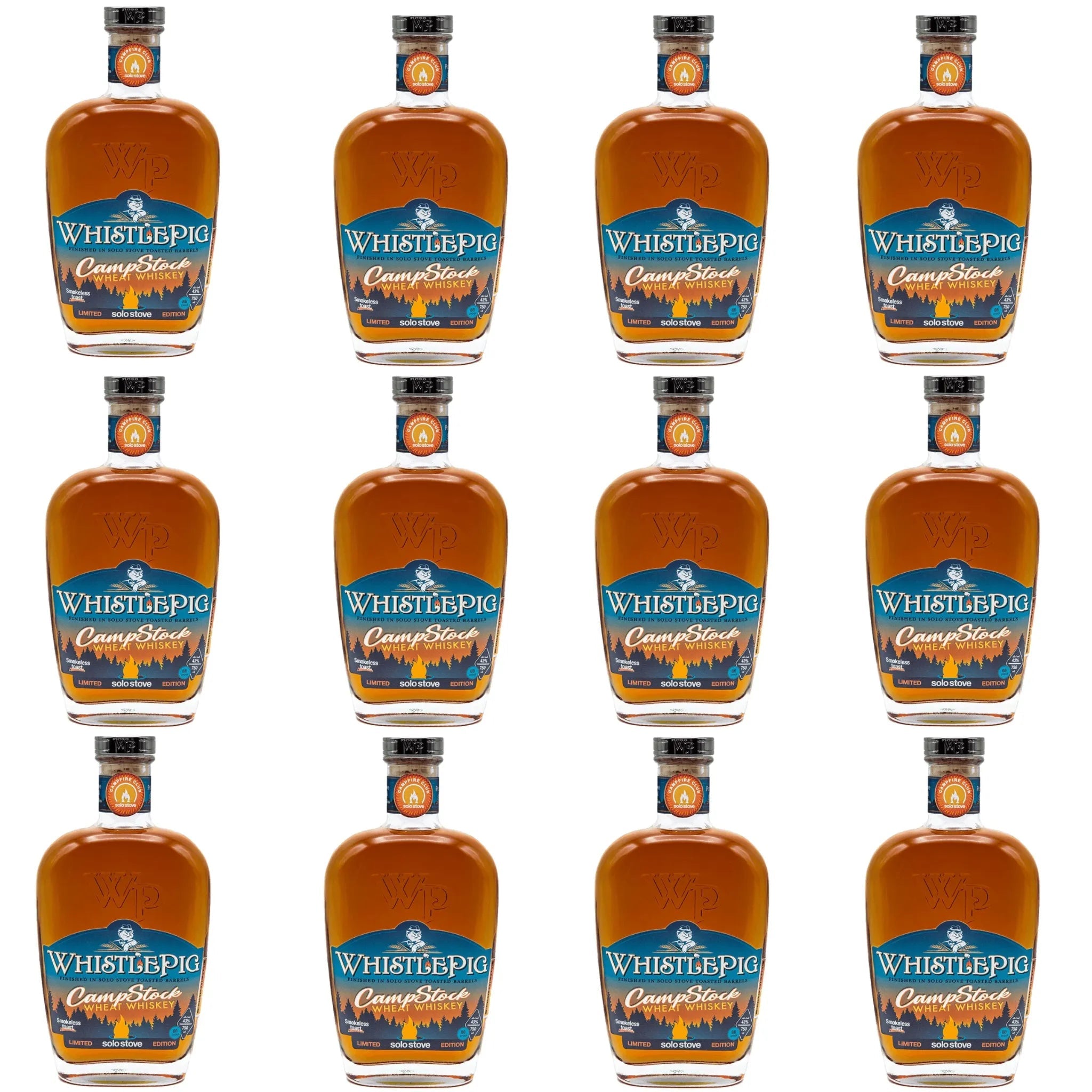 Whistlepig Wheat Whiskey Campstock Solo Stove Toasted Limited Edition