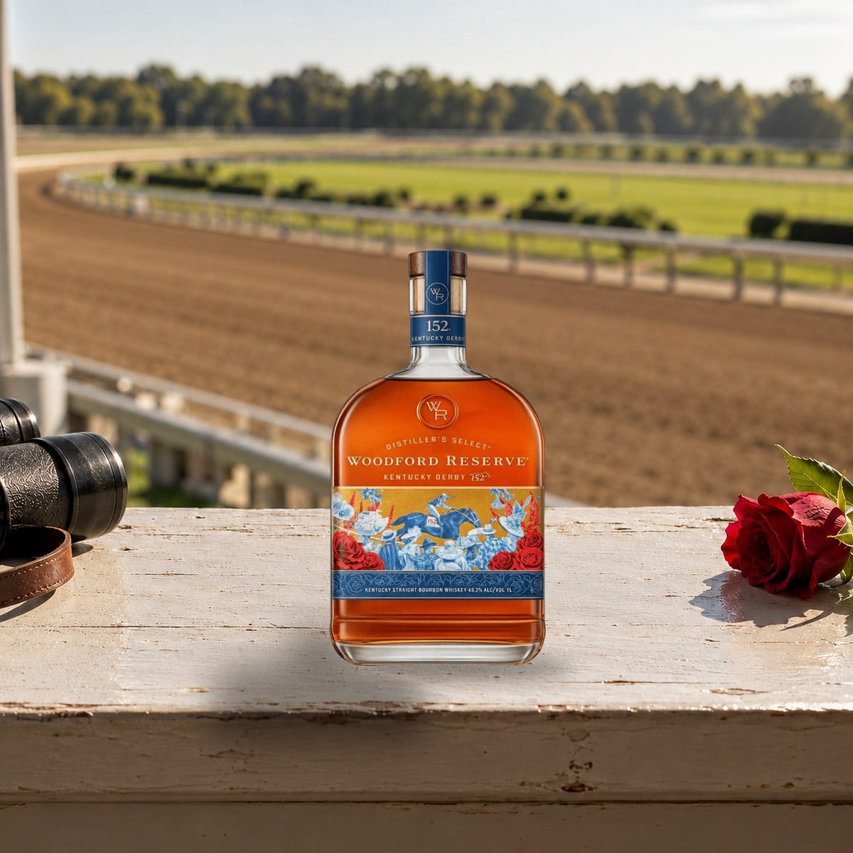 Woodford Reserve Derby 152 Edition Kentucky Straight Bourbon Whiskey Limited Release grandstand box