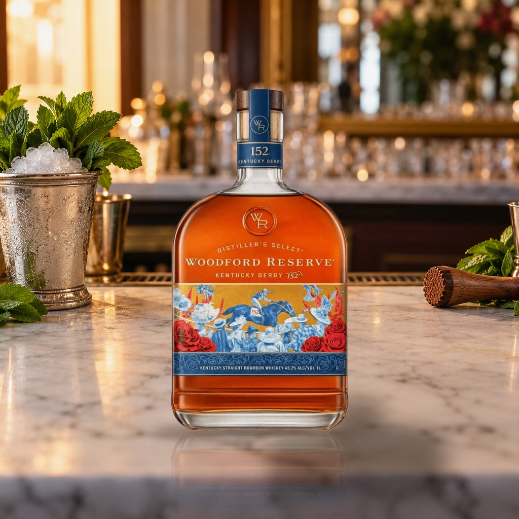 Woodford Reserve Derby 152 Edition Kentucky Straight Bourbon Whiskey Limited Release mint julep bar