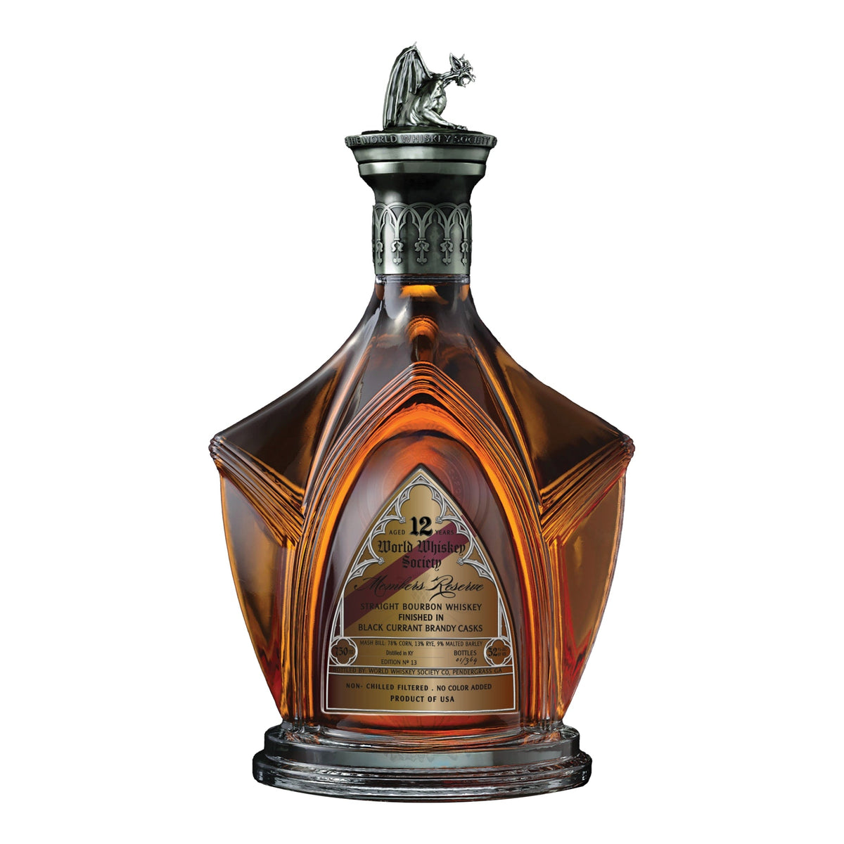 World Whiskey Society Members Reserve 12 Year Bourbon Black Currant Brandy Cask Finish